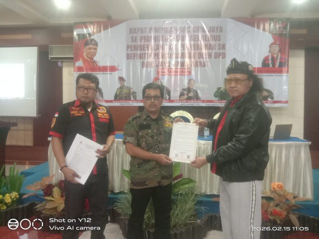 DPW GRIB Jaya Jawa Barat Resmi Serahkan SK pada Rapim Se-Priangan Timur
