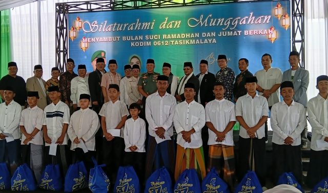 Kodim 0612/Tasikmalaya Pererat Silaturahmi Ramadan Bersama Prajurit, PNS, Tokoh Agama, dan Insan Pers