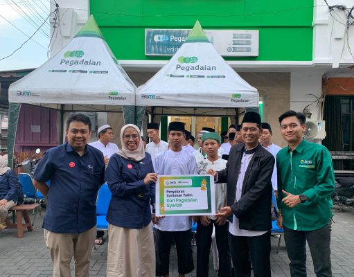 Syukuran dan Santunan Pegadaian Syariah Cirebon,Momentum Perpindahan Kantor Baru yang Lebih Berkah