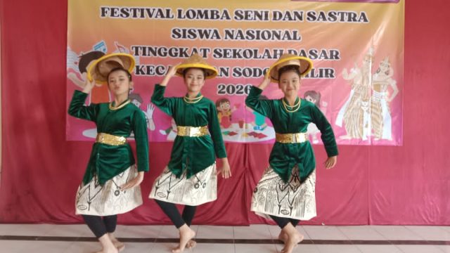 Kanza Ismi Naura Juara 1 Tari FLS3N Sodonghilir, Siap Harumkan Nama Sekolah di Tingkat Kabupaten