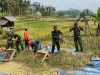 Semangat Gotong Royong, Satgas TMMD Kodim 0612/Tasikmalaya Ringankan Beban Petani