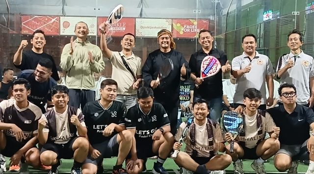 Wawali Diky Candra Negara Tutup Hari Dengan Hadiri Final Tarkam Padel