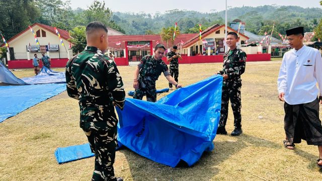Dari Menata Lapangan hingga Menata Harapan, Satgas TMMD dan Warga Bersatu Siapkan Shalat Istisqa