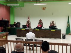 Sidang Sela,Eksepsi Kuasa Hukum M Harun Di Tolak,Dakwaan Di Nilai Cacat Formil