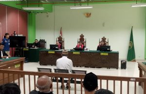 Sidang Sela,Eksepsi Kuasa Hukum M Harun Di Tolak,Dakwaan Di Nilai Cacat Formil