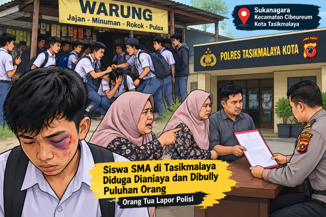 Siswa SMA di Tasikmalaya Diduga Dianiaya dan Dibully Puluhan Orang, Orang Tua Lapor Polisi