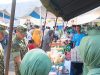 Dandim 0612/Tasikmalaya Bersama Ketua Persit Hadiri Bazar TNI, Warga Antusias Berbelanja